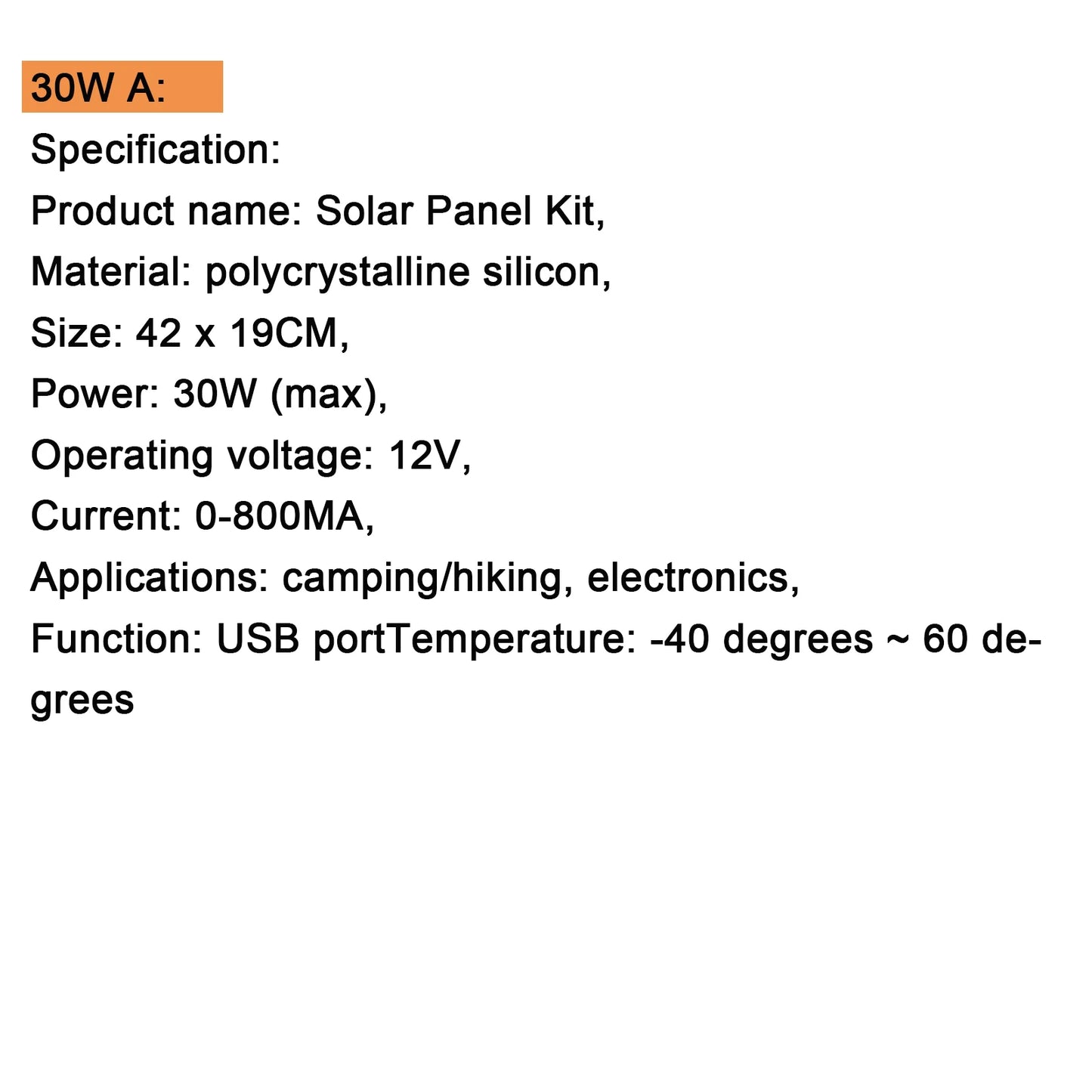 Solar Panel Kit 300W