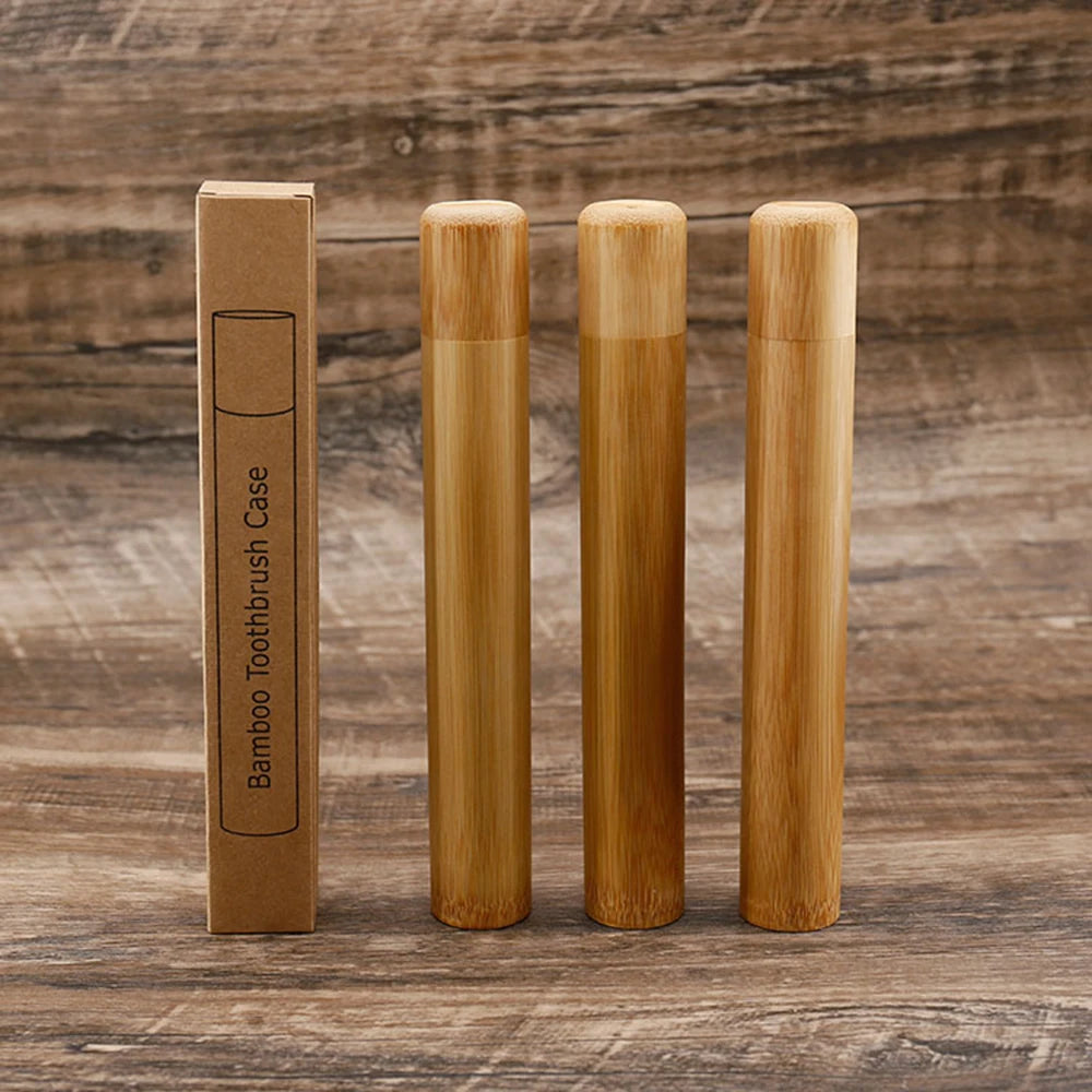 Eco Friendly Bamboo Toothbrush Travel Case