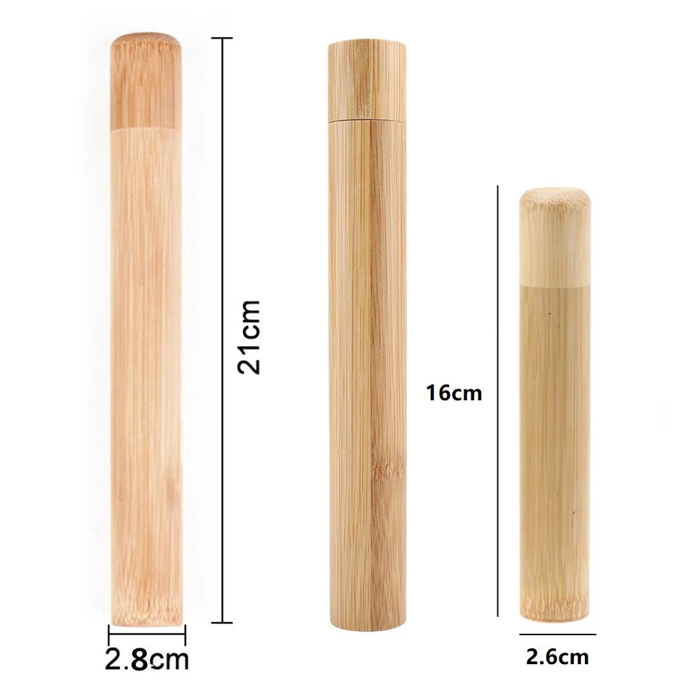 Eco Friendly Bamboo Toothbrush Travel Case