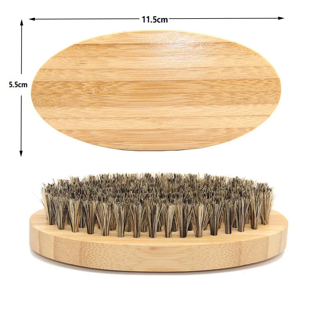 Eco Friendly Shaving Brush Beard Comb Kit