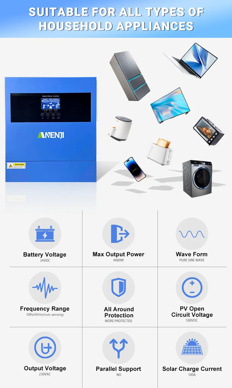 Hybrid Solar Inverter 4 KW