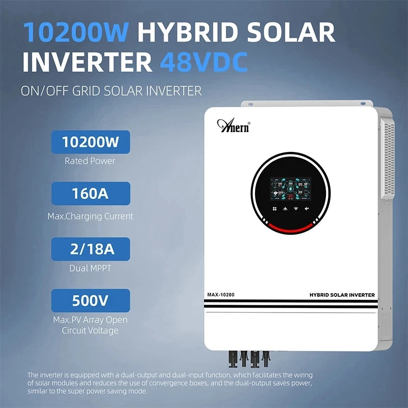 Hybrid Solar Inverter 1.6 - 6.2 KW