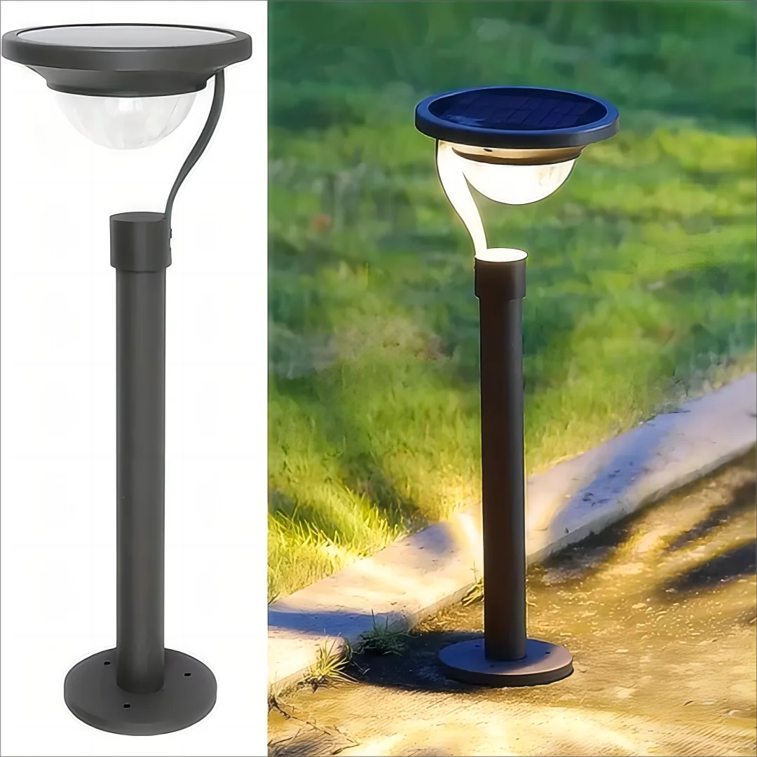 1pc Solar Energy Saving Lamp Super Bright Solar Lawn Lamp Waterproof Household Garden Villa Courtyard LED Solar Lamp