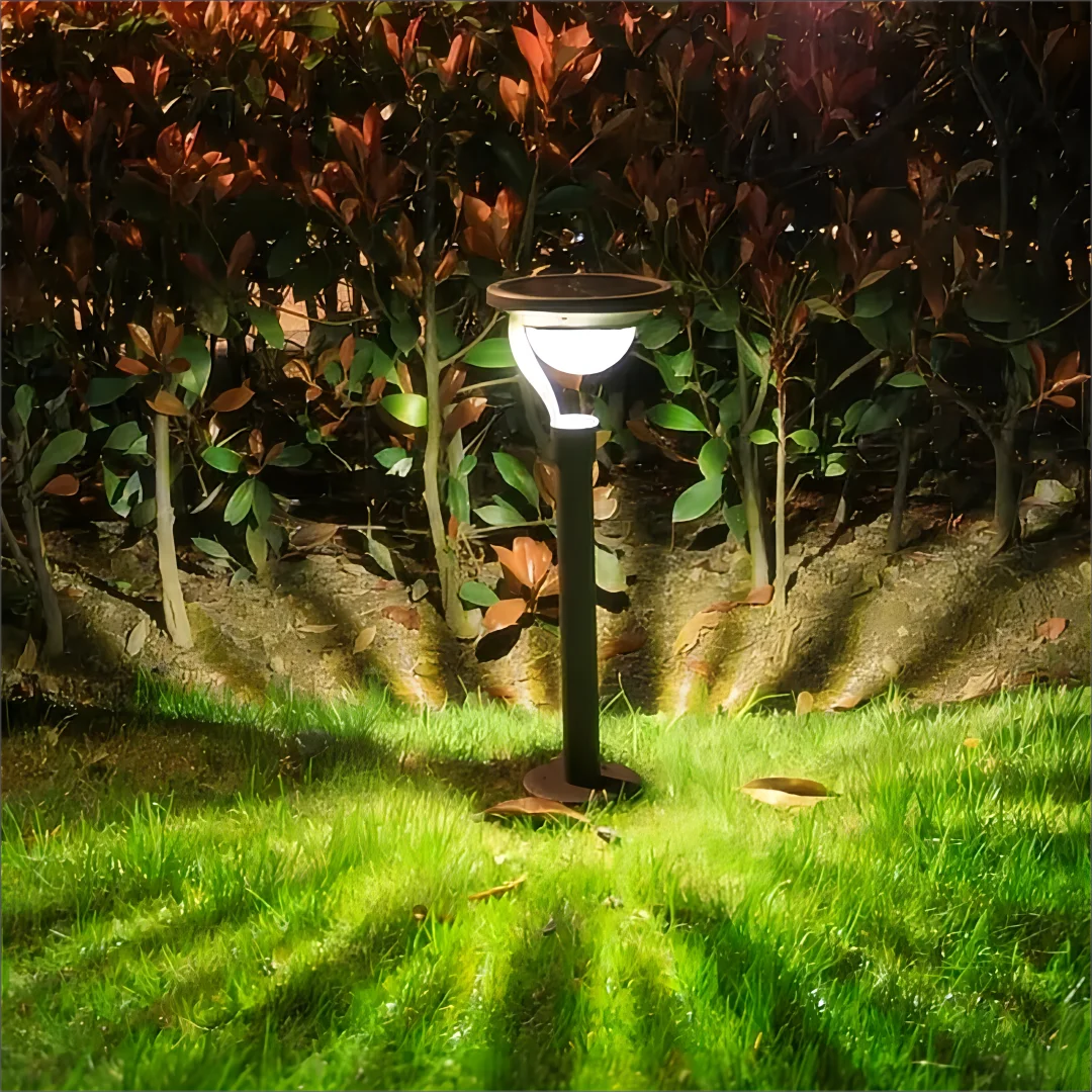 1pc Solar Energy Saving Lamp Super Bright Solar Lawn Lamp Waterproof Household Garden Villa Courtyard LED Solar Lamp