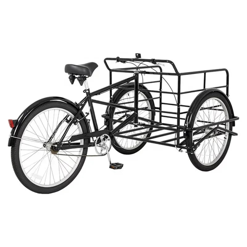 Cargo bike tricycle single speed